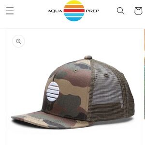 BNWT! Kids Camo Trucker Hat.